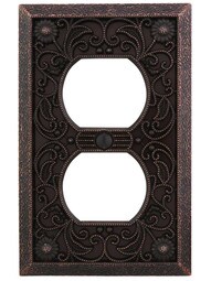 Filigree Single-Duplex Cover Plate